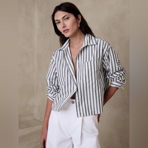 Banana Republic Women’s cropped long-sleeve